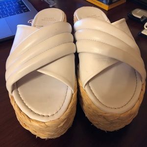 Used espadrille sandal. Stuart Weitzman